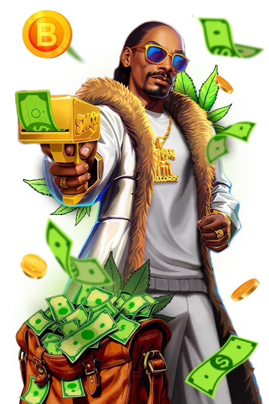 Hellspin promo character with a bag of winnings